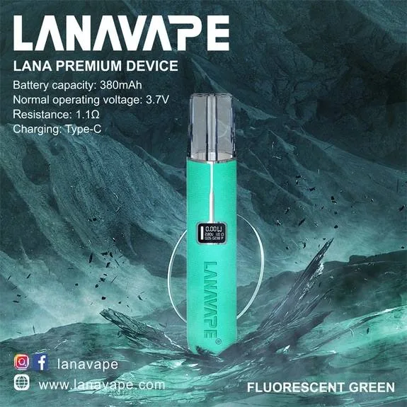 lana皮革電子煙主機IFFANY綠色 lana皮革電子煙主機IFFANY綠色