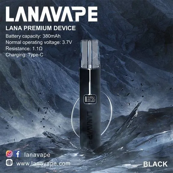 lana皮革電子煙主機黑色 lana皮革電子煙主機黑色
