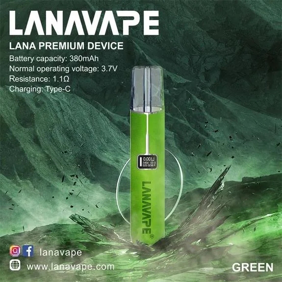 lana皮革電子煙主機綠色 lana皮革電子煙主機綠色
